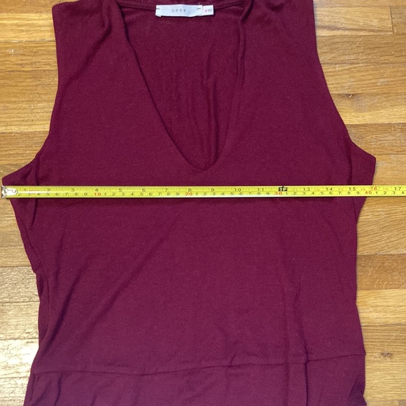 *last chance!!* LUSH | Women’s maroon deep v-neck sleeveless tank top bodysuit - Picture 10 of 15